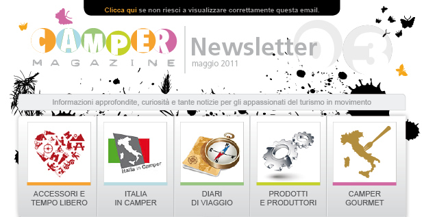 newsletter di Campermagazine